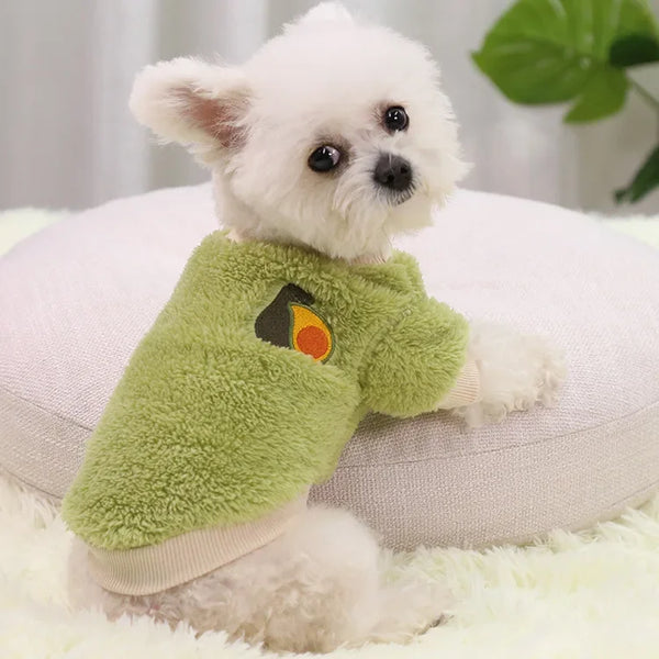 Fleece Printed Puppy Hoodie