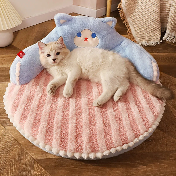 Velvet Winter Cushion Bed