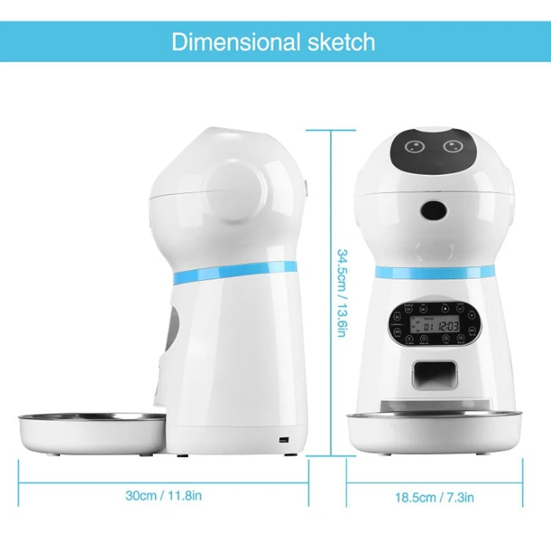3.5L Timed Pet Feeder