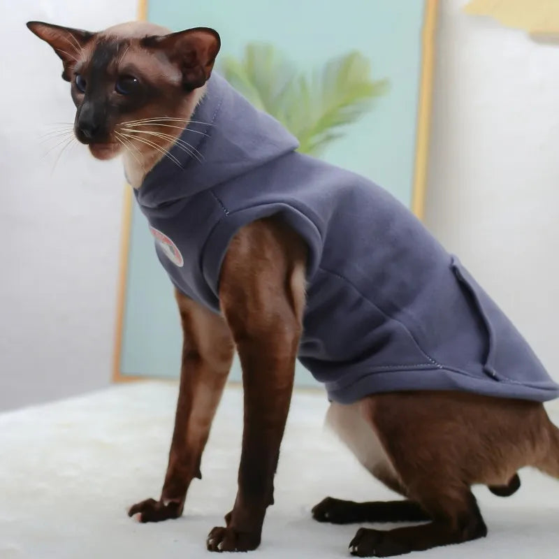 Warm Cotton Sphynx Hoodie