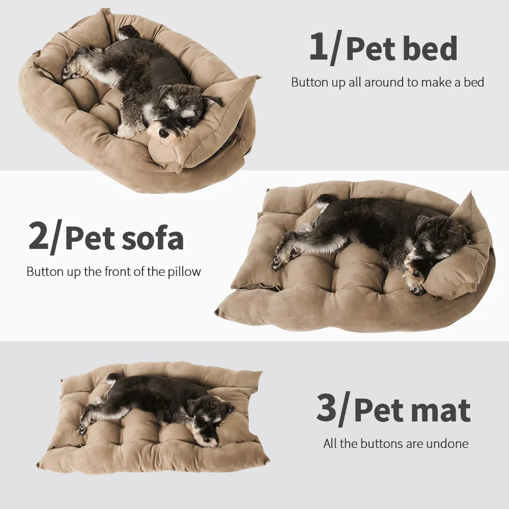 Removable Cover Pet Bed
