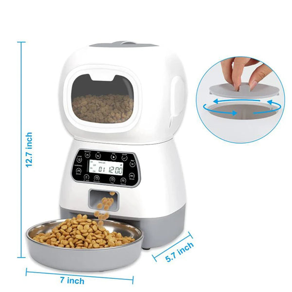 3.5L Timed Pet Feeder