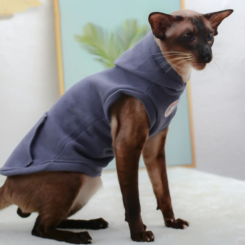 Warm Cotton Sphynx Hoodie