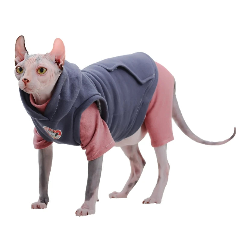 Warm Cotton Sphynx Hoodie