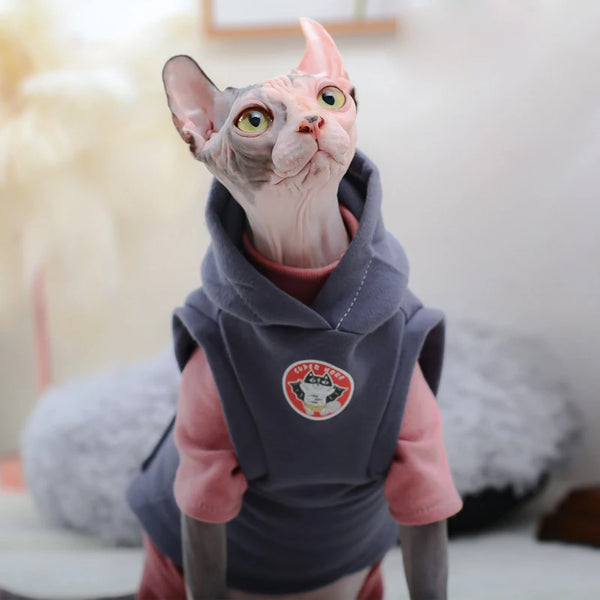 Warm Cotton Sphynx Hoodie