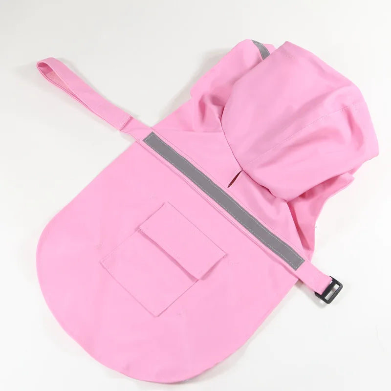 Reflective Lightweight Dog Raincoat