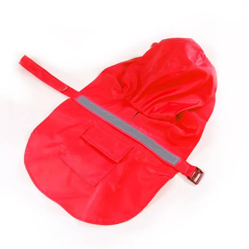 Reflective Lightweight Dog Raincoat