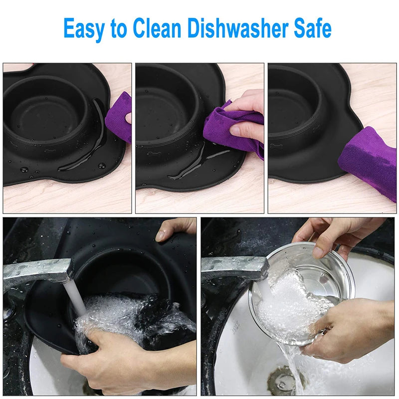 Benepaw Double Feeding Bowl Set