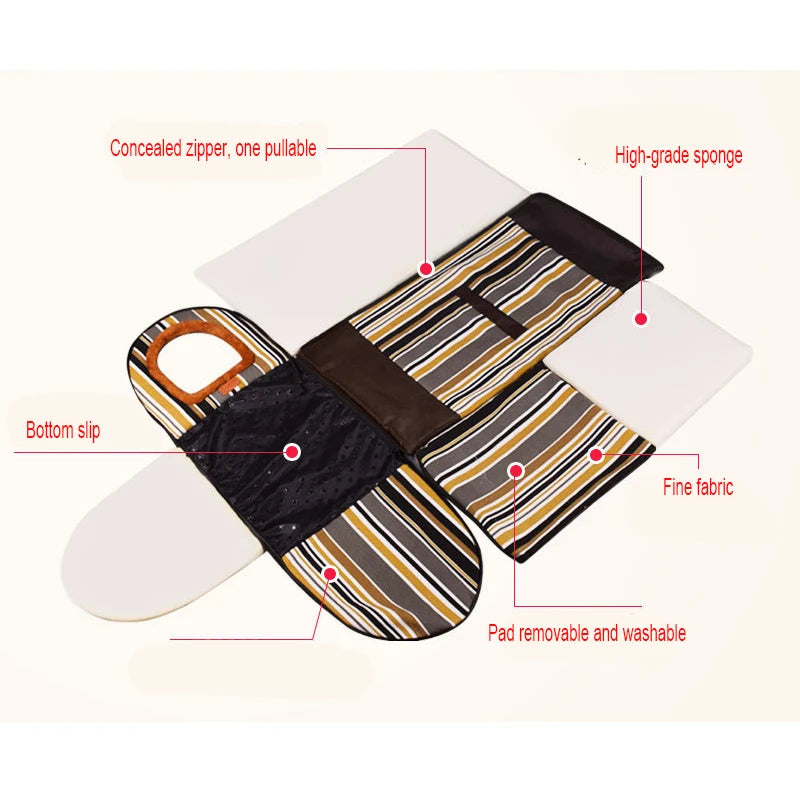 Star Print Foldable Pet Bed
