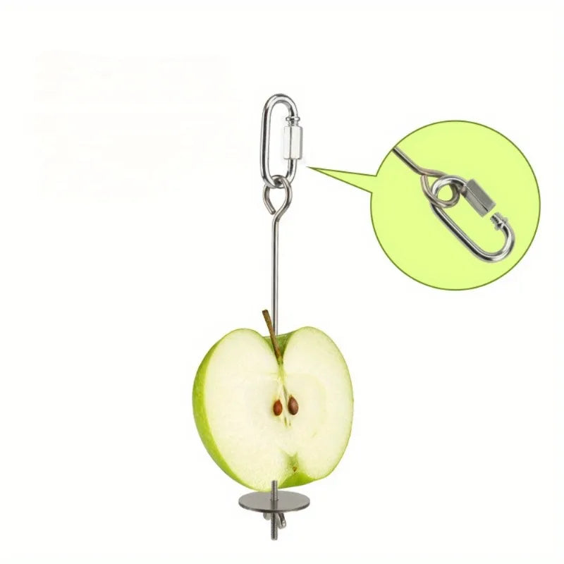 Stainless Parrot Fruit Fork