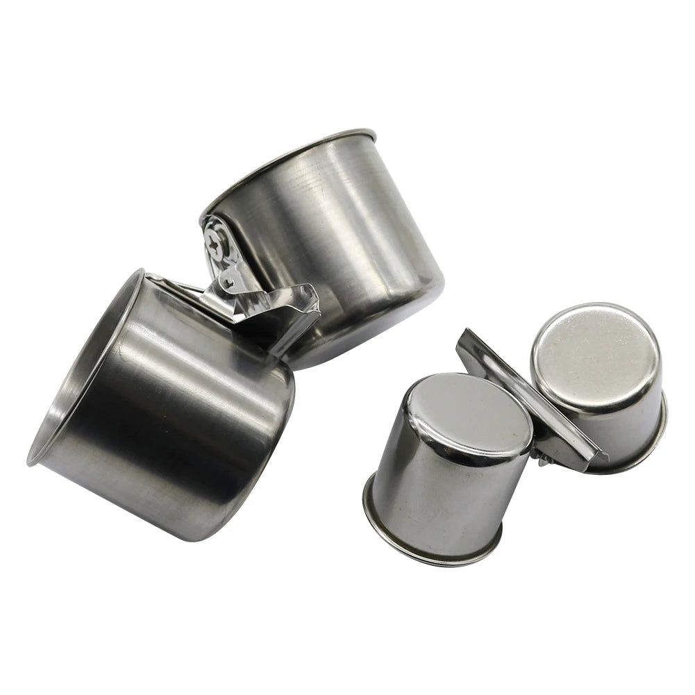Stainless Clip Bird Feeding Cup