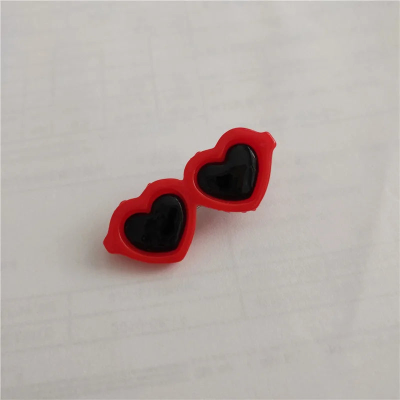 Heart Sunglasses Pet Hair Clip