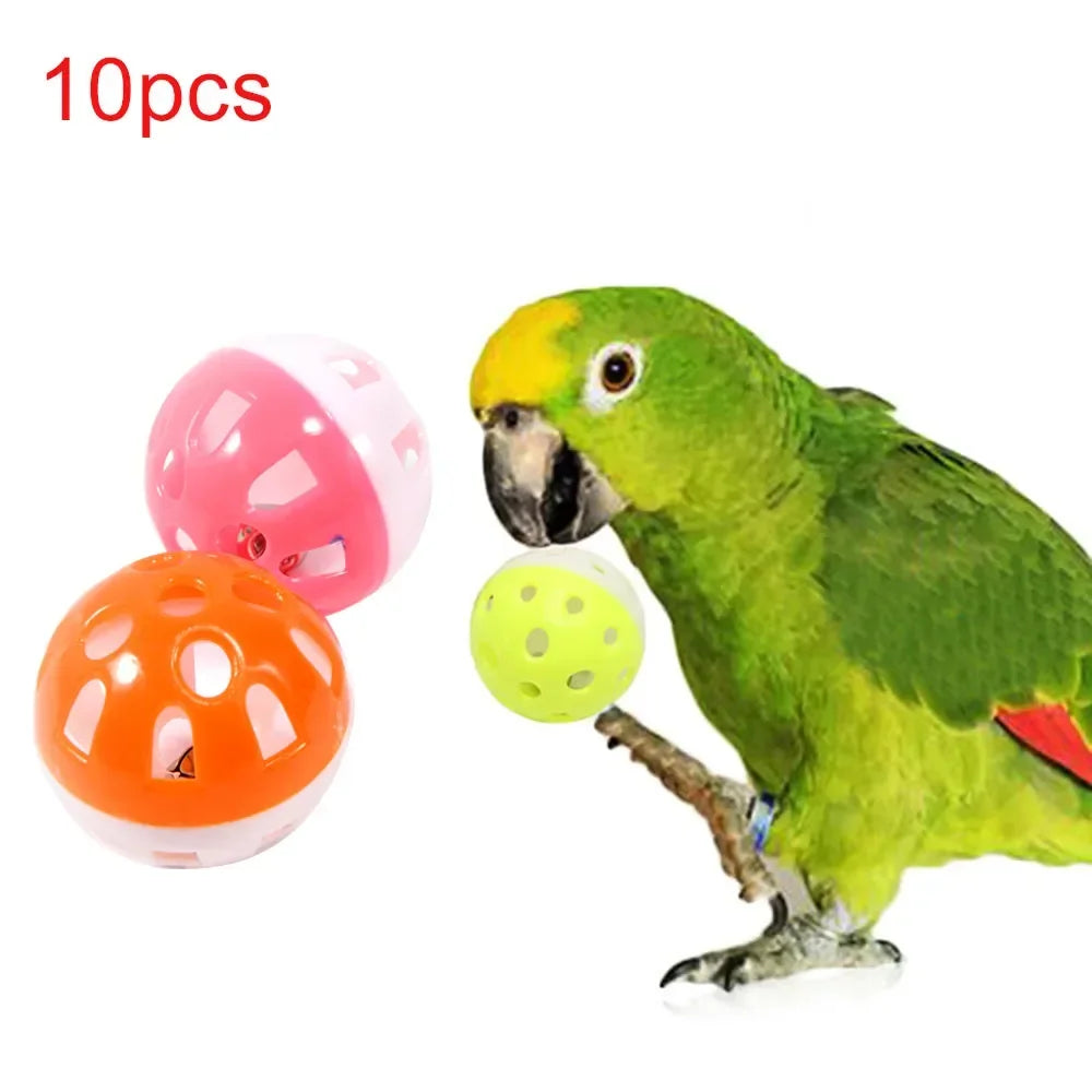Colorful Parrot Bell Balls