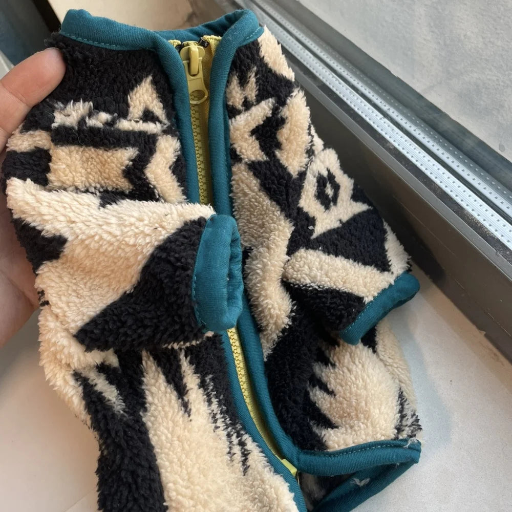 Velvet Zip Cat Sweater