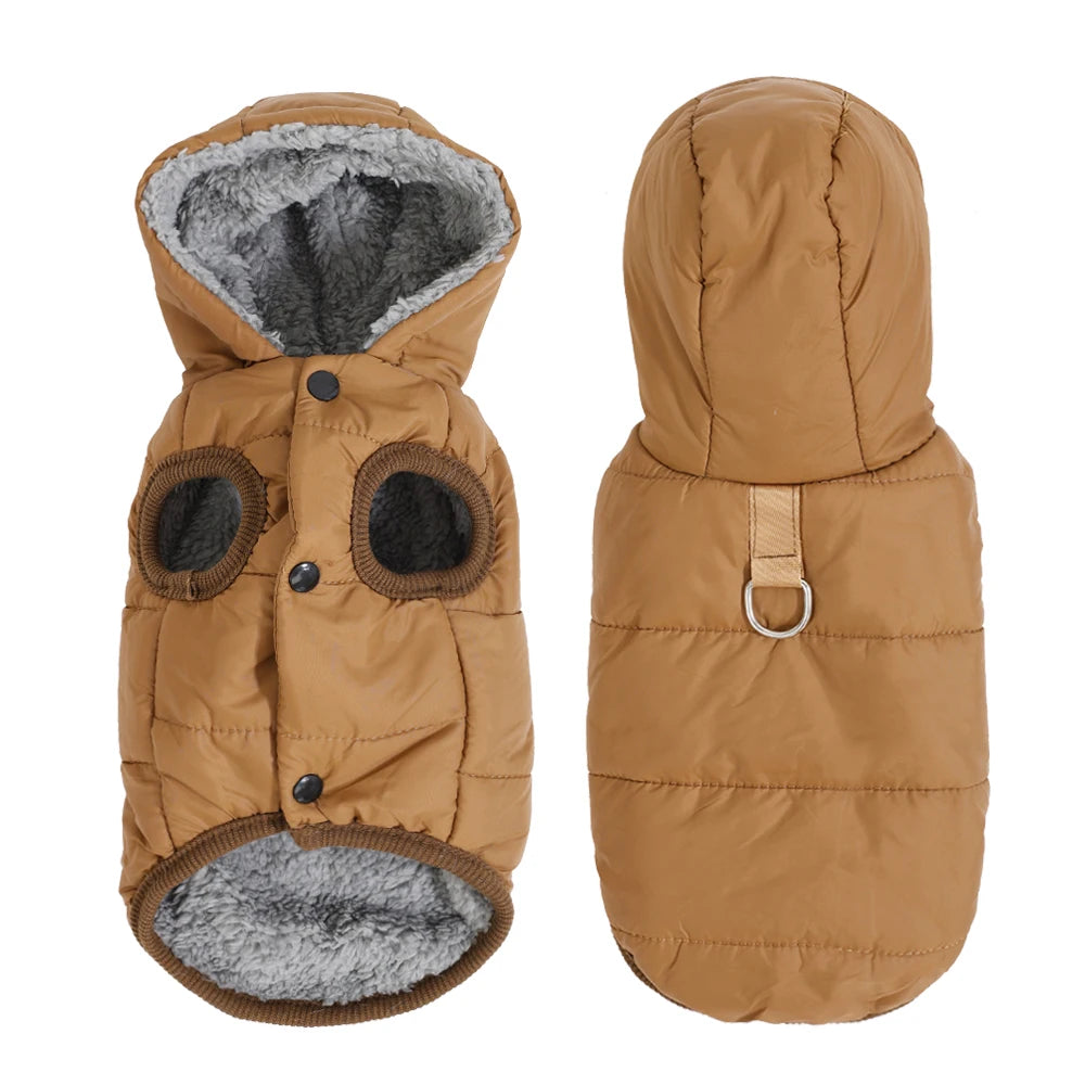 Hooded Fleece Pet Coat