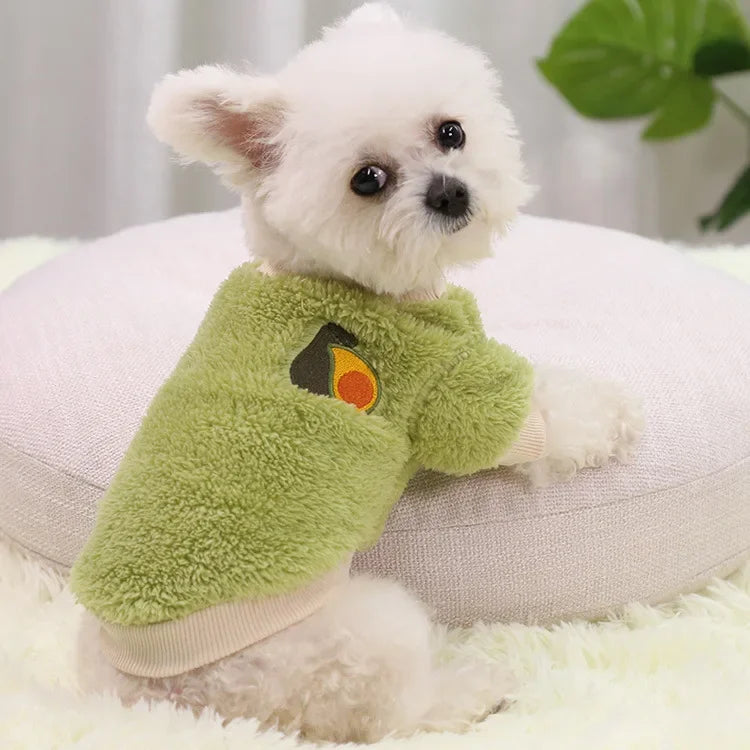 Fleece Printed Puppy Hoodie