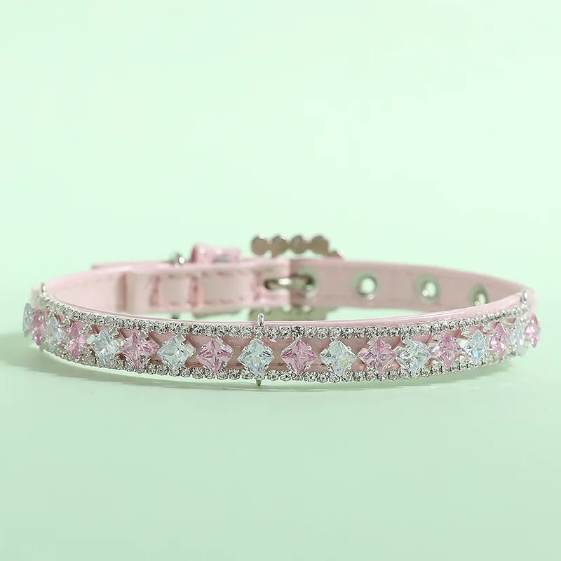 Jeweled Pearl Pet Collar