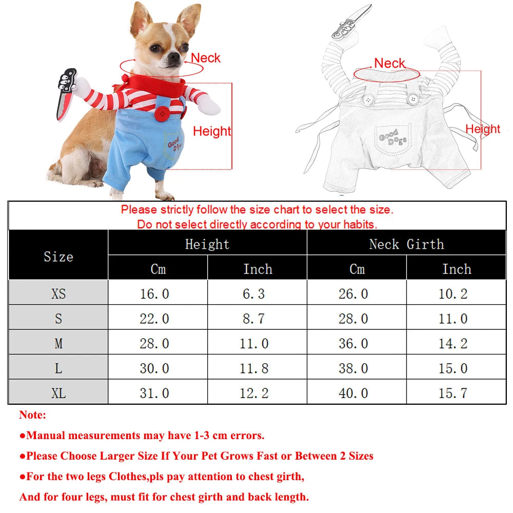 Striped Halloween Pet Costume