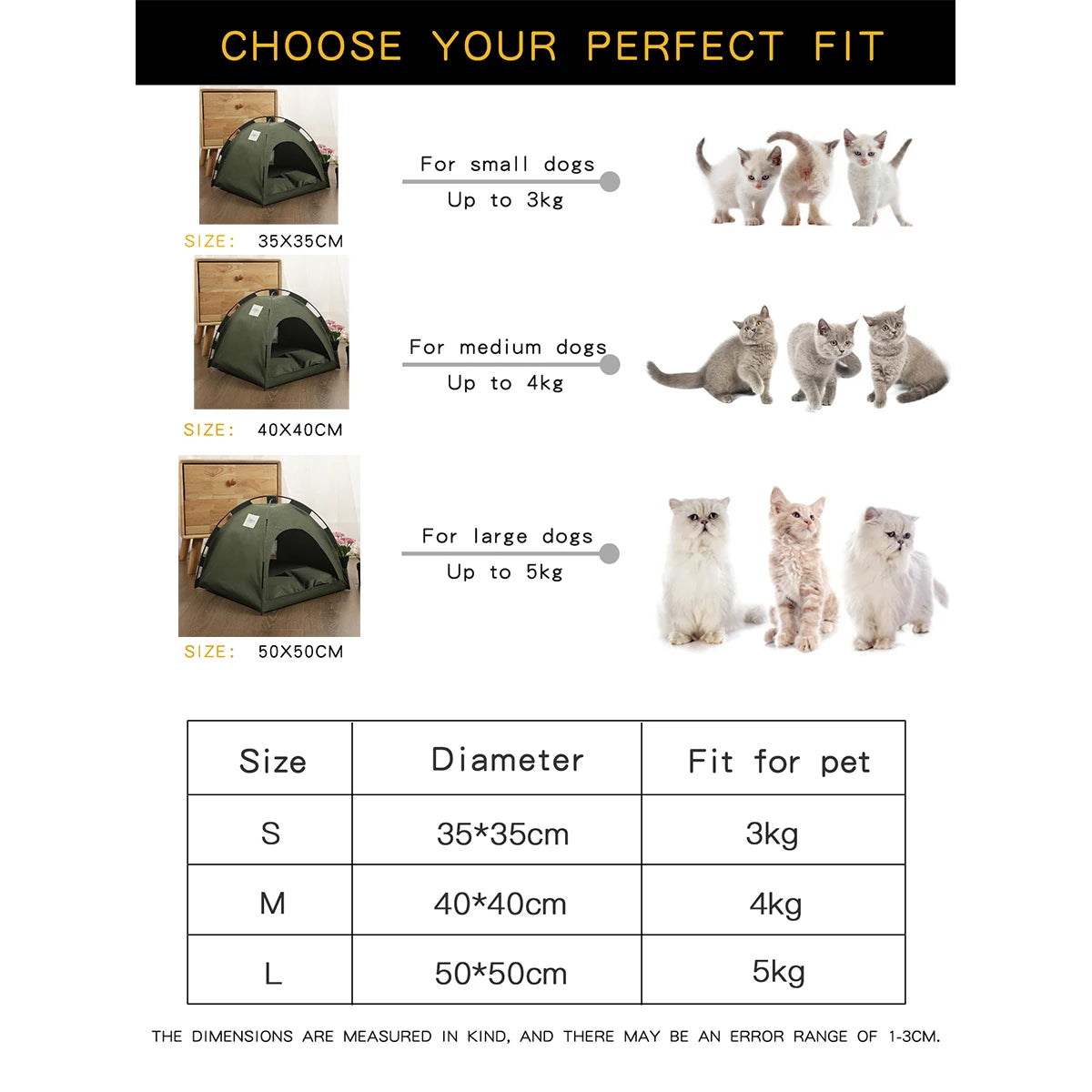 Breathable Cat Tent Bed