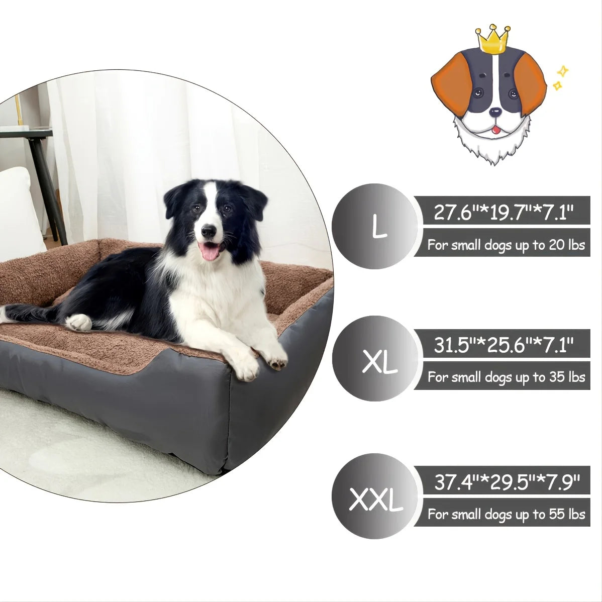 Breathable Cushioned Dog Sofa