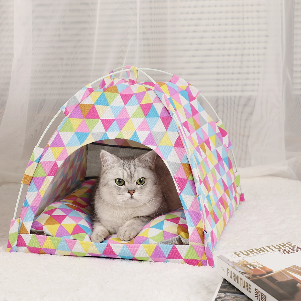 Breathable Cat Tent Bed