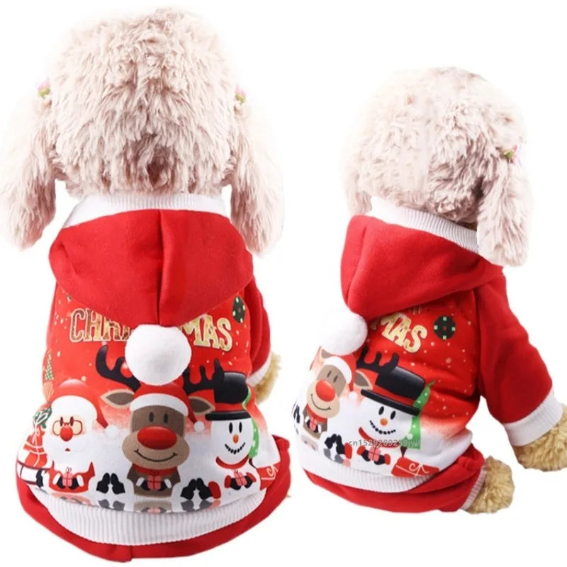 Festive Santa Dog Jacket