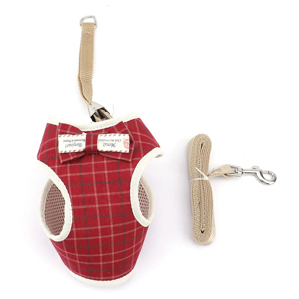 Padded Nylon Pet Harness Set