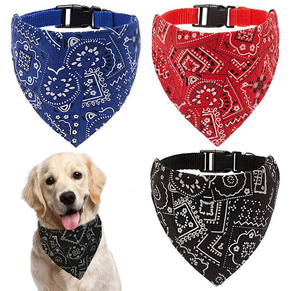 Adjustable Bandana Pet Collar
