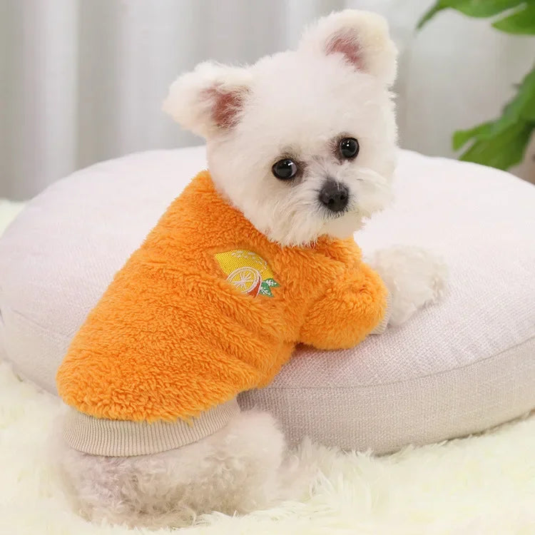 Fleece Printed Puppy Hoodie