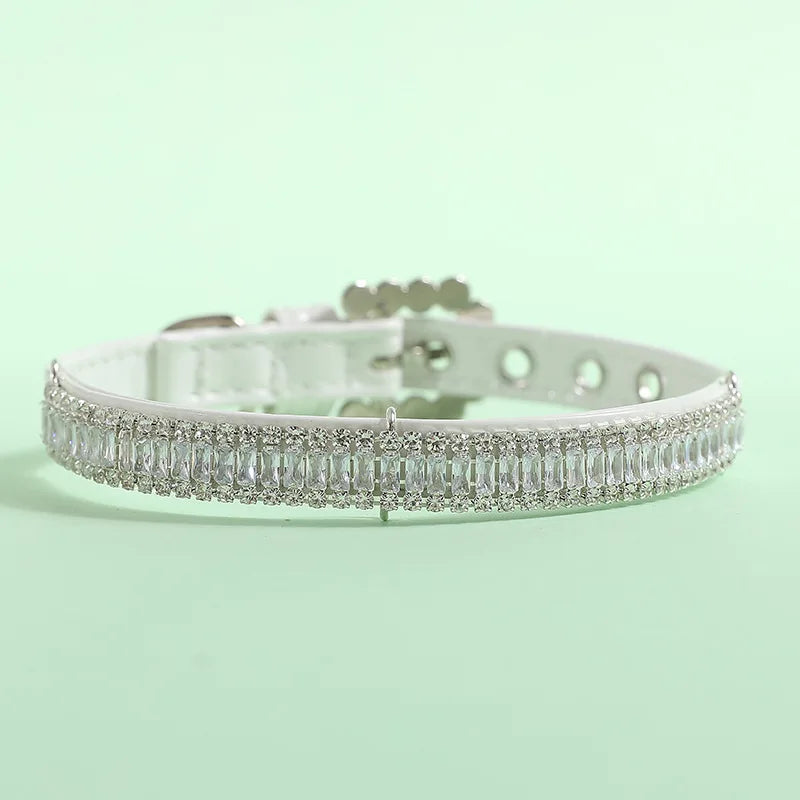 Jeweled Pearl Pet Collar
