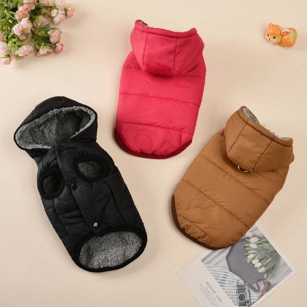 Hooded Fleece Pet Coat