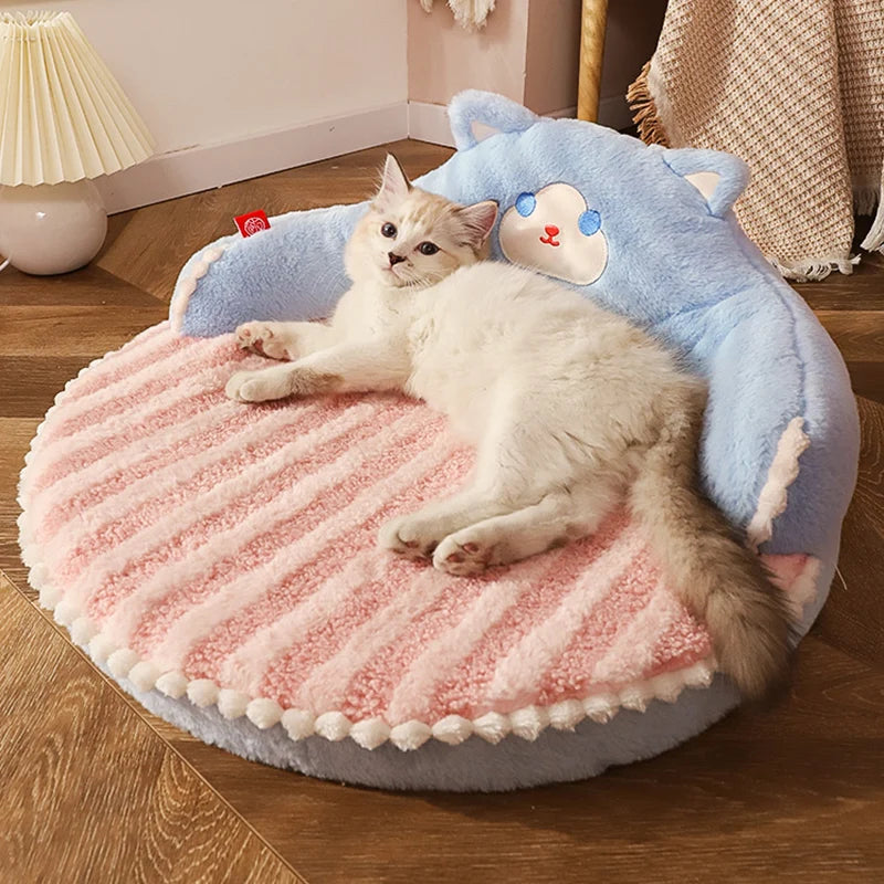 Velvet Winter Cushion Bed