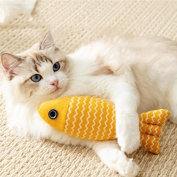 Catnip Fish Kicker Toy