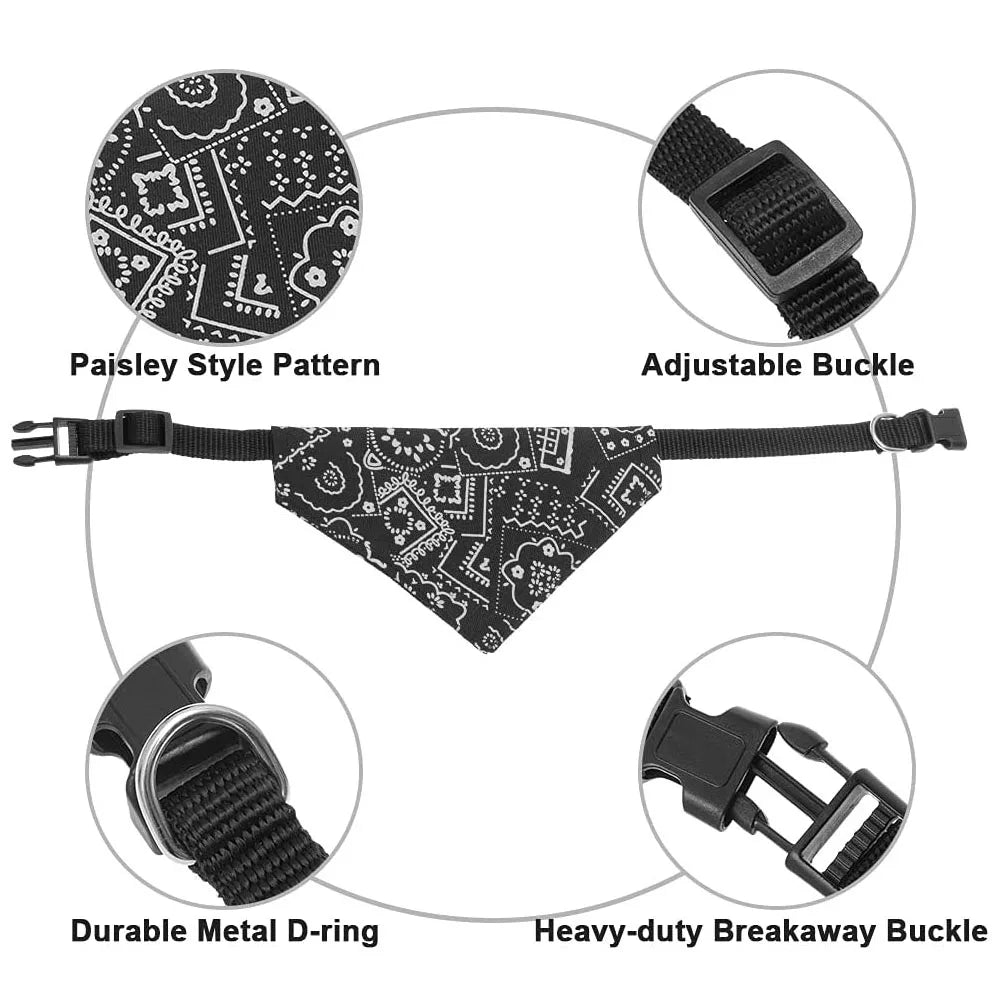 Adjustable Bandana Pet Collar