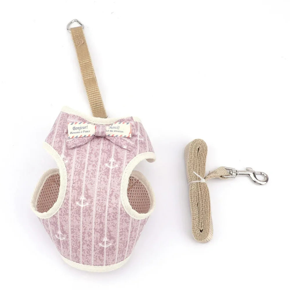 Padded Nylon Pet Harness Set