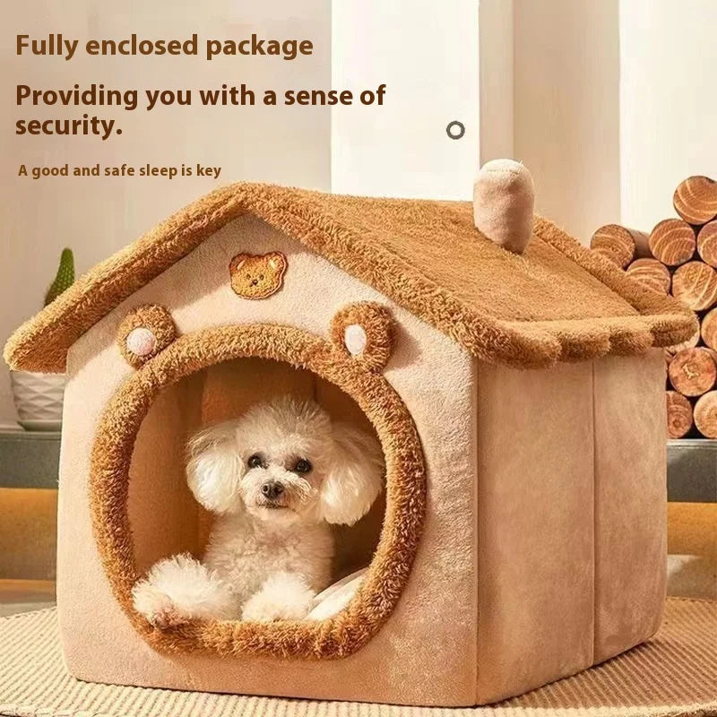 Washable House Style Pet Bed
