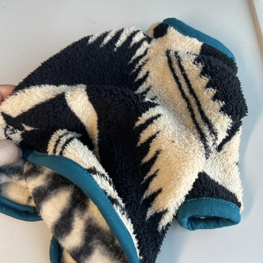 Velvet Zip Cat Sweater