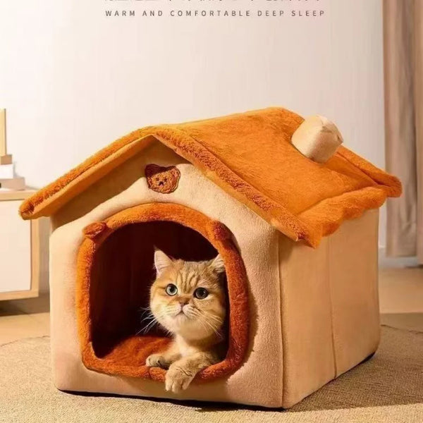 Washable House Style Pet Bed