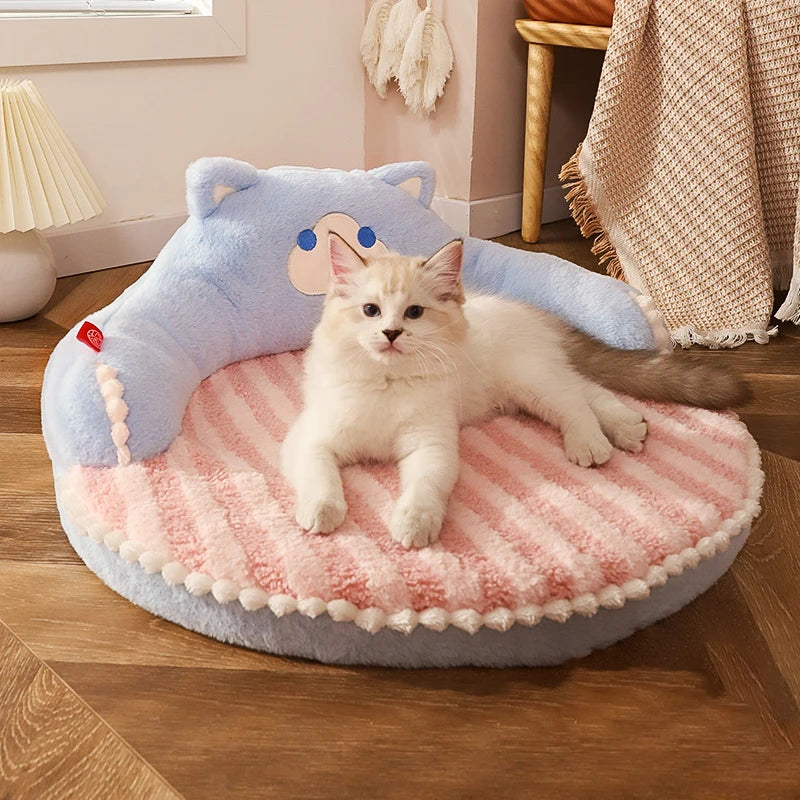 Velvet Winter Cushion Bed